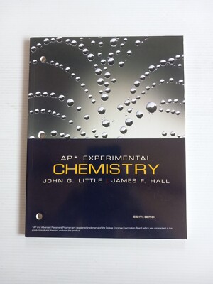 Chemistry AP Lab Manual - Paperback By Little, Hall - VERY GOOD