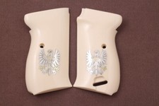 KSD Brand Walther P38 Compatible Ivory Acrylic Grips