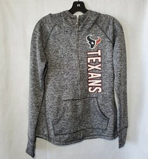 Houston Texans Sweatshirt Women's Medium Full Zip Up Hoodie NFL Team Apparel