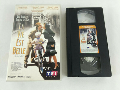  K7 Videokassette VHS Sehr guter Zustand La vie est belle Roberto Benigni Schneller Versand Sendungsverfolgung