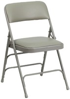4 Pack Gray Vinyl Folding Chairs, Metal Frame, New, Free Shipping on sale 4 Pack Gray Vinyl Folding Chairs, Metal Frame, New, Free Shipping on sale