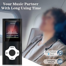 Lecteur MP3 Design Slim avec 32 Go de stockage pour une expérience musicale de