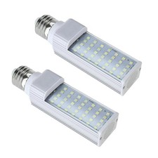 2X Fishpod White Plant Aquarium 7W Grow Light LED Tank Fish Coral Bulb E27 N7R2