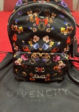 Authentic rare Givenchy Mini Floral Print Backpack
