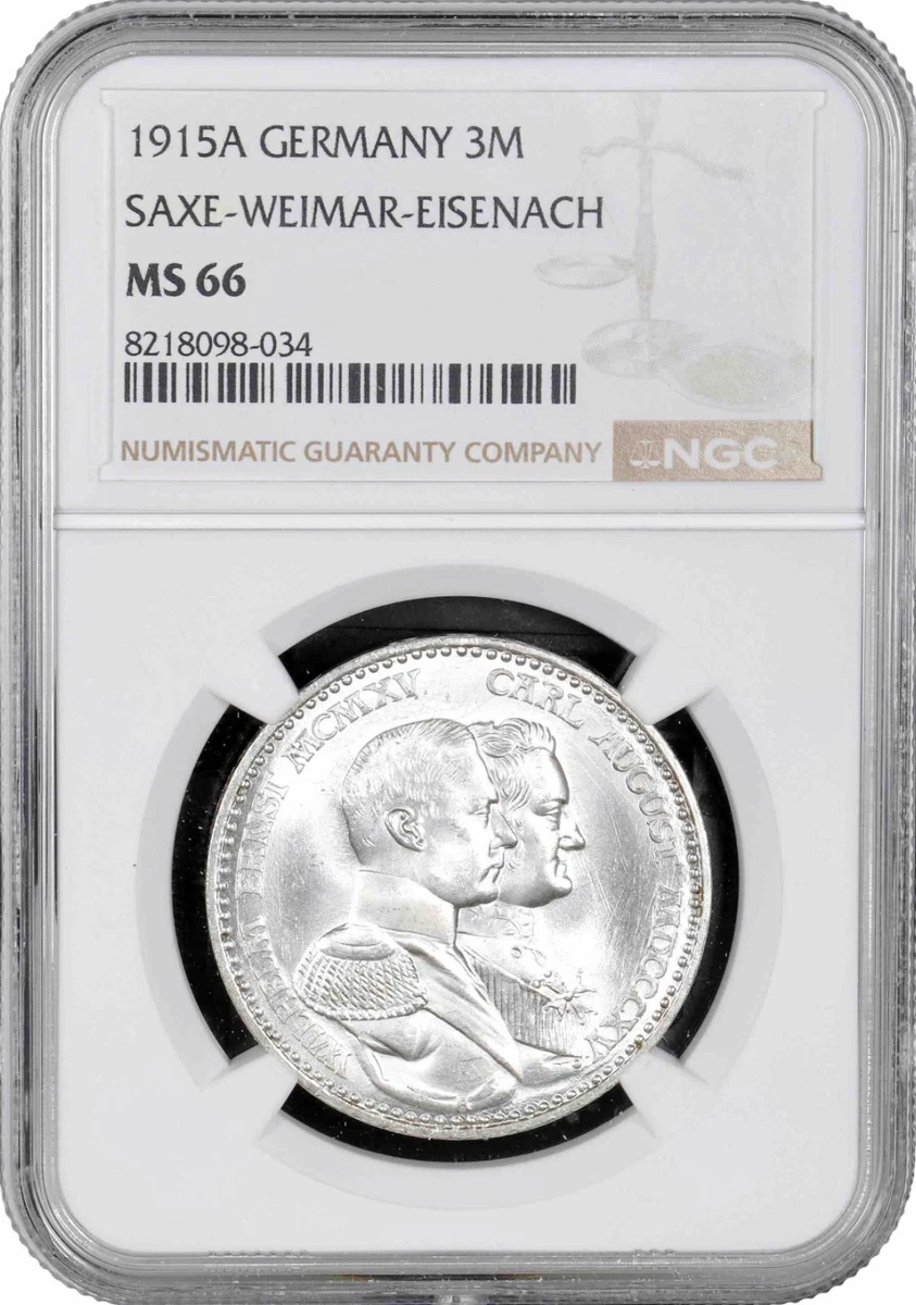 MS 66 Graded 1915 Year German Coins for sale | eBay