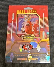 2024 Panini Contenders Brock Purdy #8 Hall Pass Gold 02/10 SP 🔥🔥