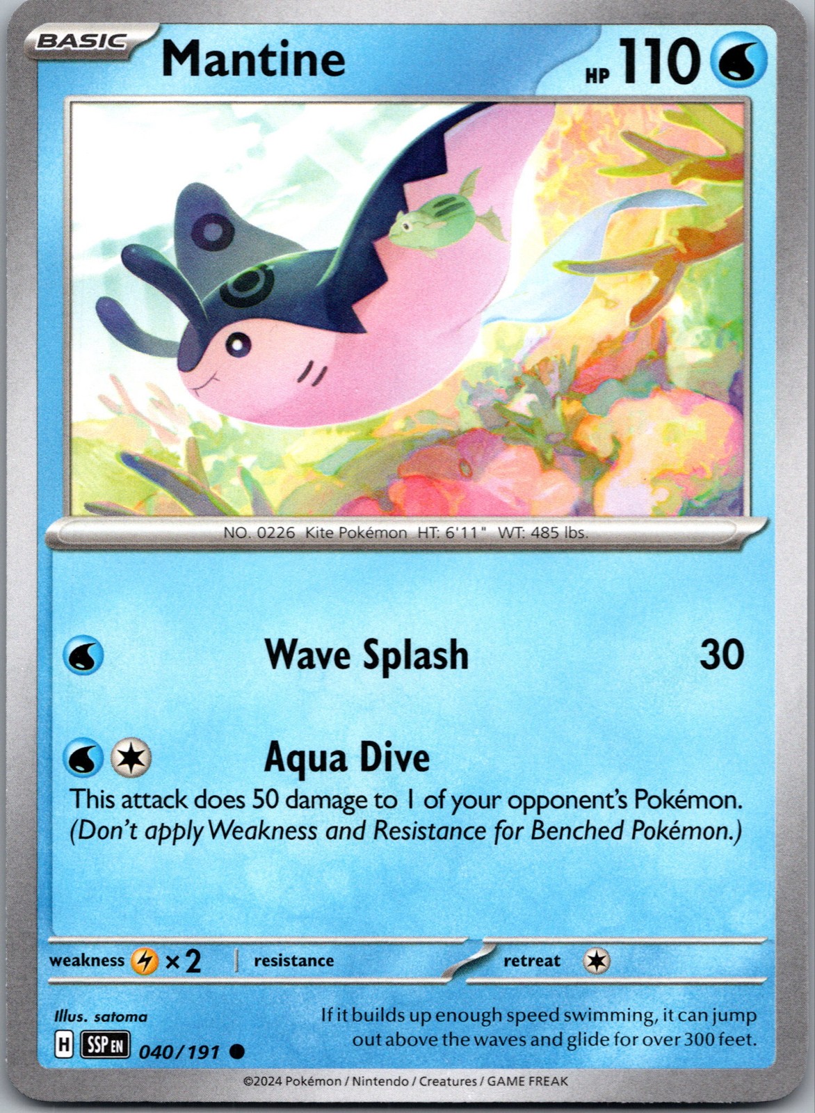 Mantine 040/191 Sv08: Surging Sparks Regular