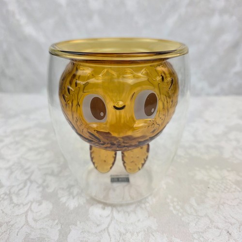 Labubu pop mart Warm Heart/Candy CHEERS Double Wall Drink Glass
