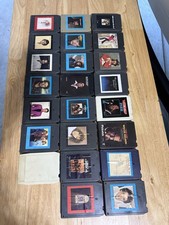 Vintage 8-Track 8 Tracks Popular Artists Mixed Lot Of 23 UNTESTED AS IS/ PARTS 