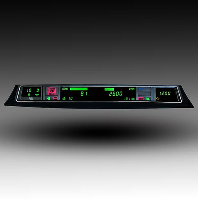 1971-1976 Impala/Caprice LED Digital Panel Green LEDs Intellitronix DP1210G