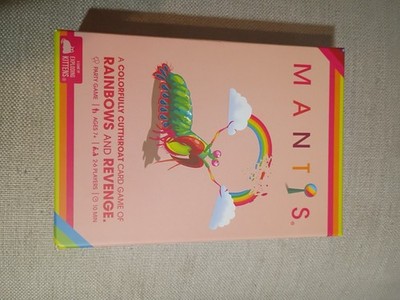 Mantis Card Game by Exploding Kittens Party Game Rainbows And Revenge ~ NIB