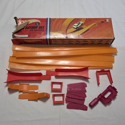 Vintage 1968 Hot Wheels Redline Era Stunt Action Set #6201 In Box No Car - READ