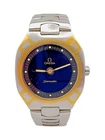 Omega Seamaster "Polaris" SS & 18K YG Multifunction Quartz Watch Ref: 386.0822