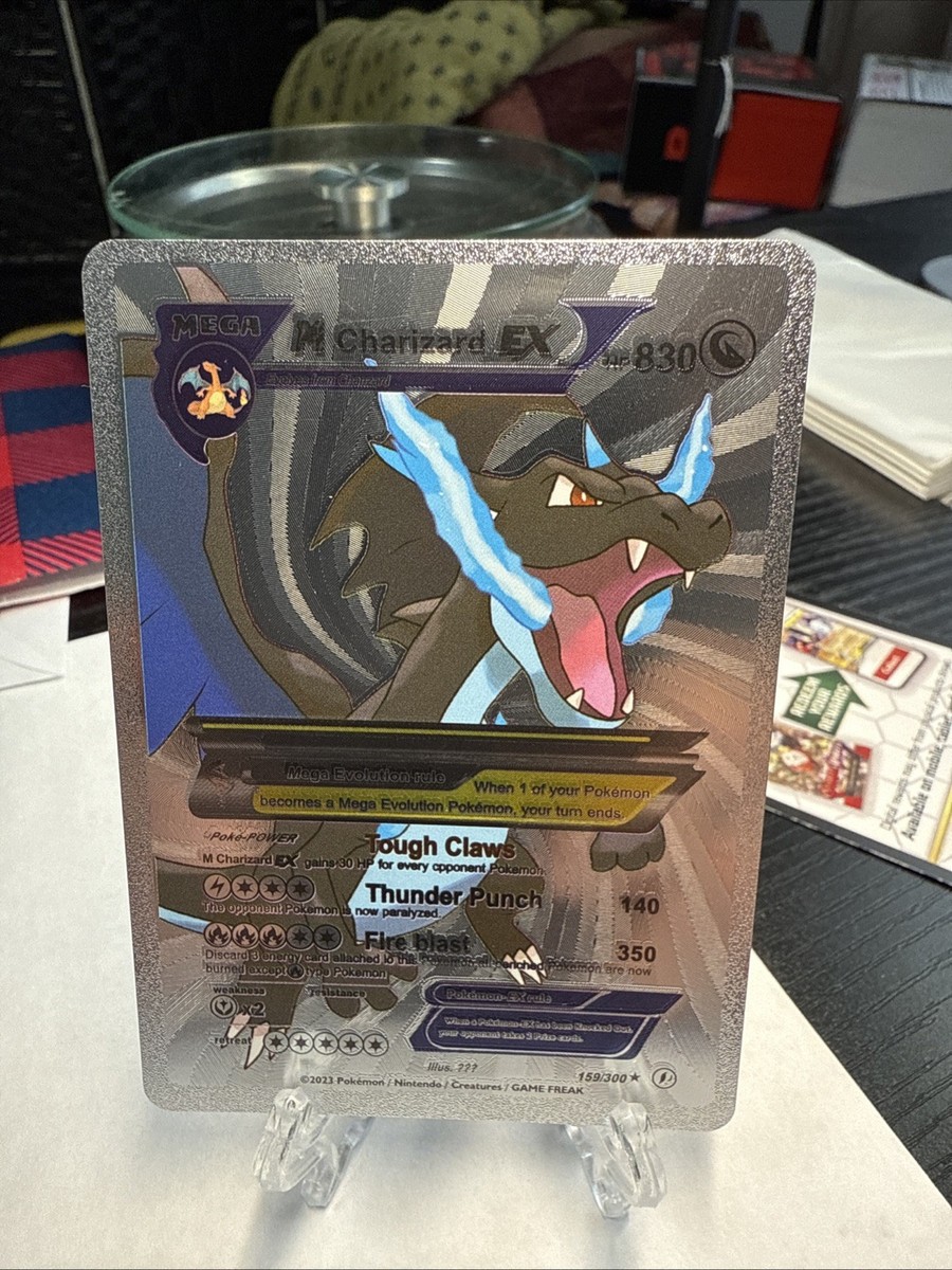 charizard pokemon card 300k Pokmon TCG ex 161 Holo Flame 330 HP Stage 2 Promo 2023 NM NP art depiction of Charizard that makes it a true standout piece JUMBO Charizard ex Oversized Lenticular