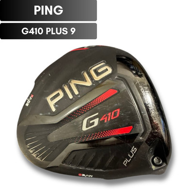 Ping G410 Plus 9* Grad Driver Schlägerkopf nur Rechtshand GEBRAUCHT D4436