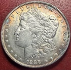 1888 Morgan Silver Dollar. Better Grade. Toner. Free Shipping