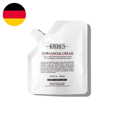KIEHL'S Ultra Facial Cream, Pflegende, Leichte Gesichtscreme Mit Squalan Und Gly
