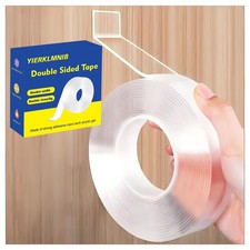   1 Rolls  Double Sided Tape Heavy Duty, Nano Clear Mounting Tape,