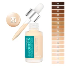 Maybelline 3-PACK Green Edition Superdrop Tinted Oil Base Makeup Natural 25