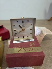 CYMA Amic Vintage Reisewecker / Tischuhr &ndash; Schweizer Uhrwerk &ndash; Komplettset
