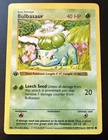 Pokémon Bulbasaur 1st Edition Base Set Card 44/102 Shadowless