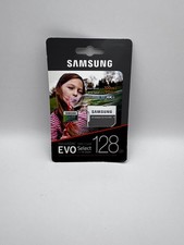 SAMSUNG 128GB 100MB/s MicroSDXC EVO Select Memory Card with Full-Size Adapter