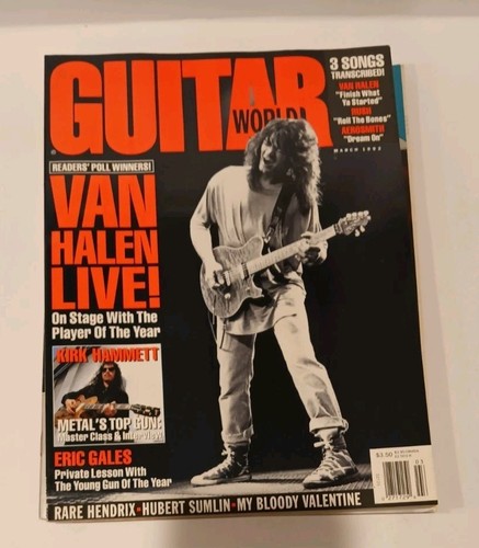 Van Halen Vintage Sammlerstück Gitarrenmagazin Menge 5 Gitarrenspieler - Bild 3 von 6