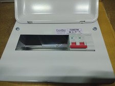 Brand New FuseBox F2007M Metal 100A Main Switch Board-7 Way.  White