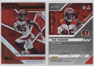 2020 Panini XR Rookie Red /249 Tee Higgins #110 Rookie RC