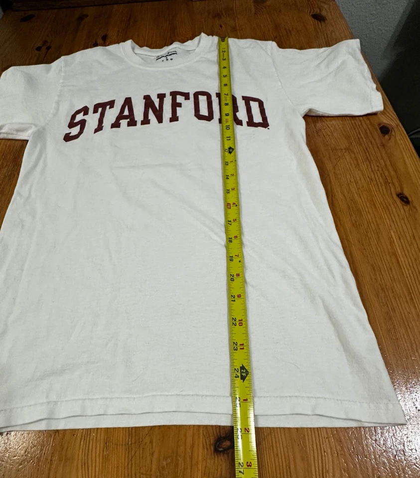 Champion Stanford White T-Shirt Women Small Short Sleeve - Image 4 of 4