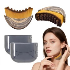 2PCS Lymphatic Contour Face Brush, Lymphatic Drainage Massager for Face,Ergon...