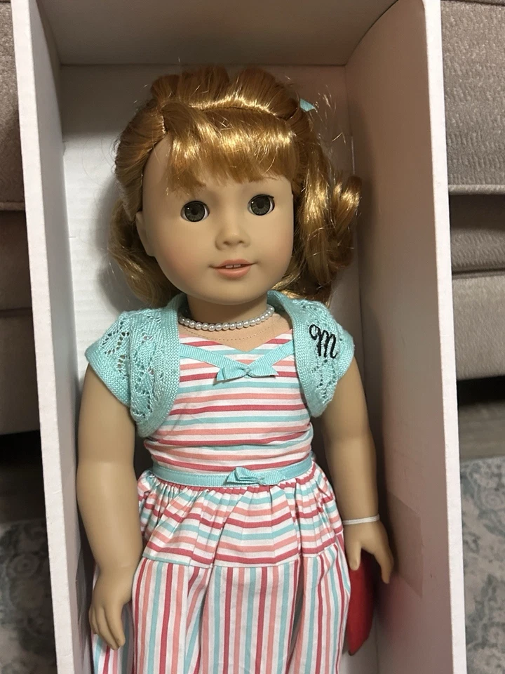 NUEVO EN CAJA Auténtica American Girl 18 Pulgadas Maryellen Larkin Muñeca Histórica Retirada Foto 2 de 4
