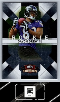 2009 Donruss Threads #134 Davon Drew #/999