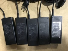 Lot of 5 Genuine HP 90W AC Adapter 19.5V 4.62A Ac Adapters - Blue Tip