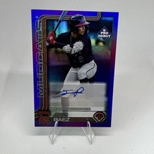 Topps Pro Debut Autographs Juan Baez #PD-91 Mudcats Rookie Serial Numbered 2025