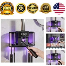 Automatic Toothpaste Dispenser Smart Toothbrush Holder Rechargeable Rack