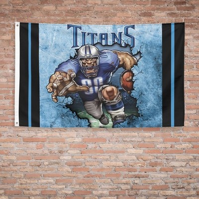 Tenessee Titans 3x5 ft Flag Garage Wall Banner