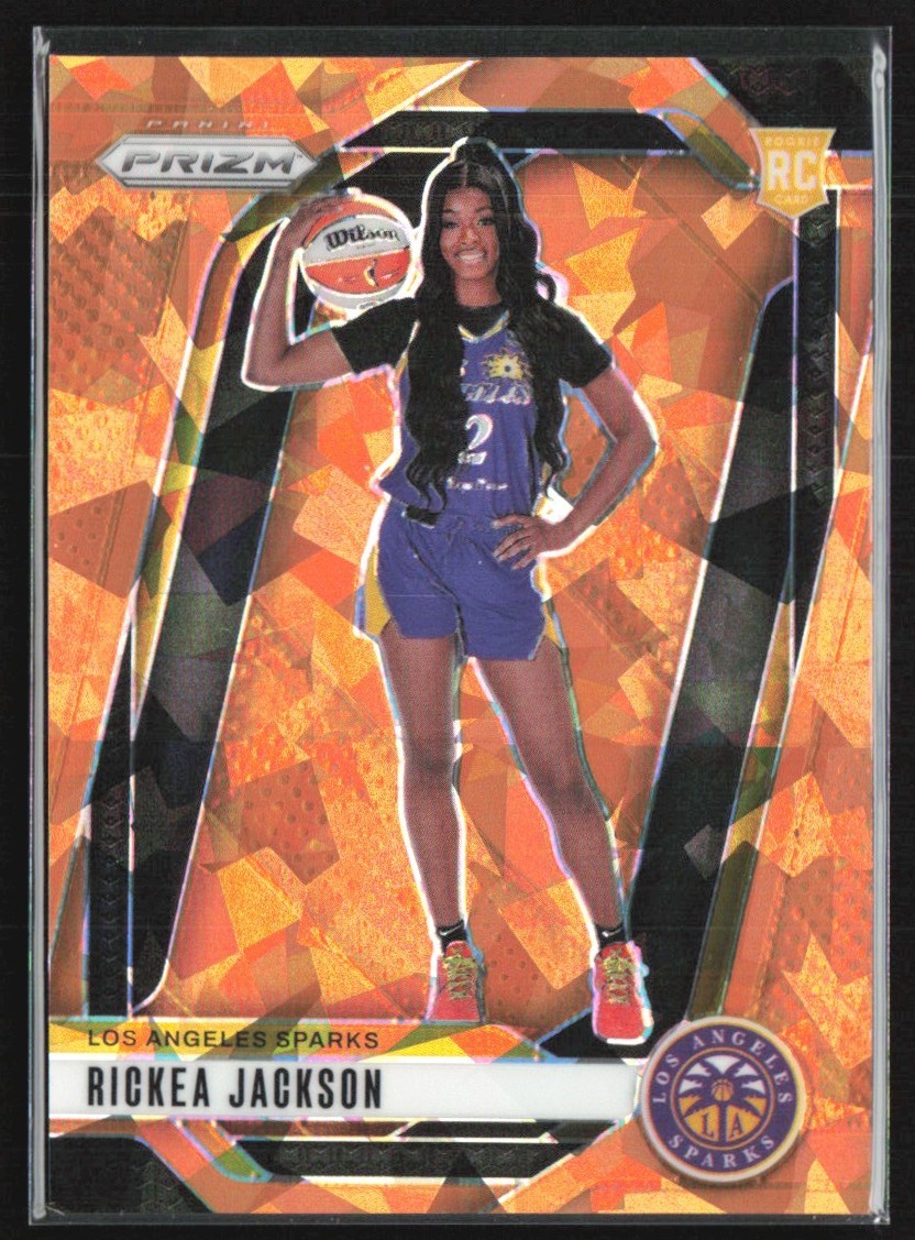 Rickea Jackson 2024-25 Panini Prizm WNBA Orange Ice #144 Los Angeles Sparks