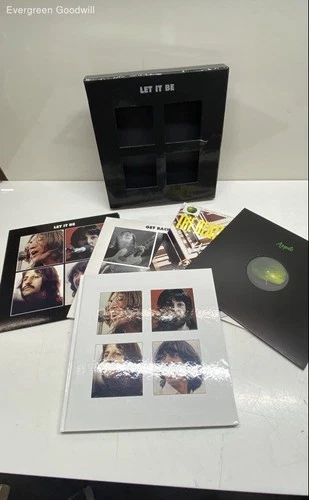 The Beatles 4 Vinyl LP Let it Be Commemorative Box Set UNTESTED