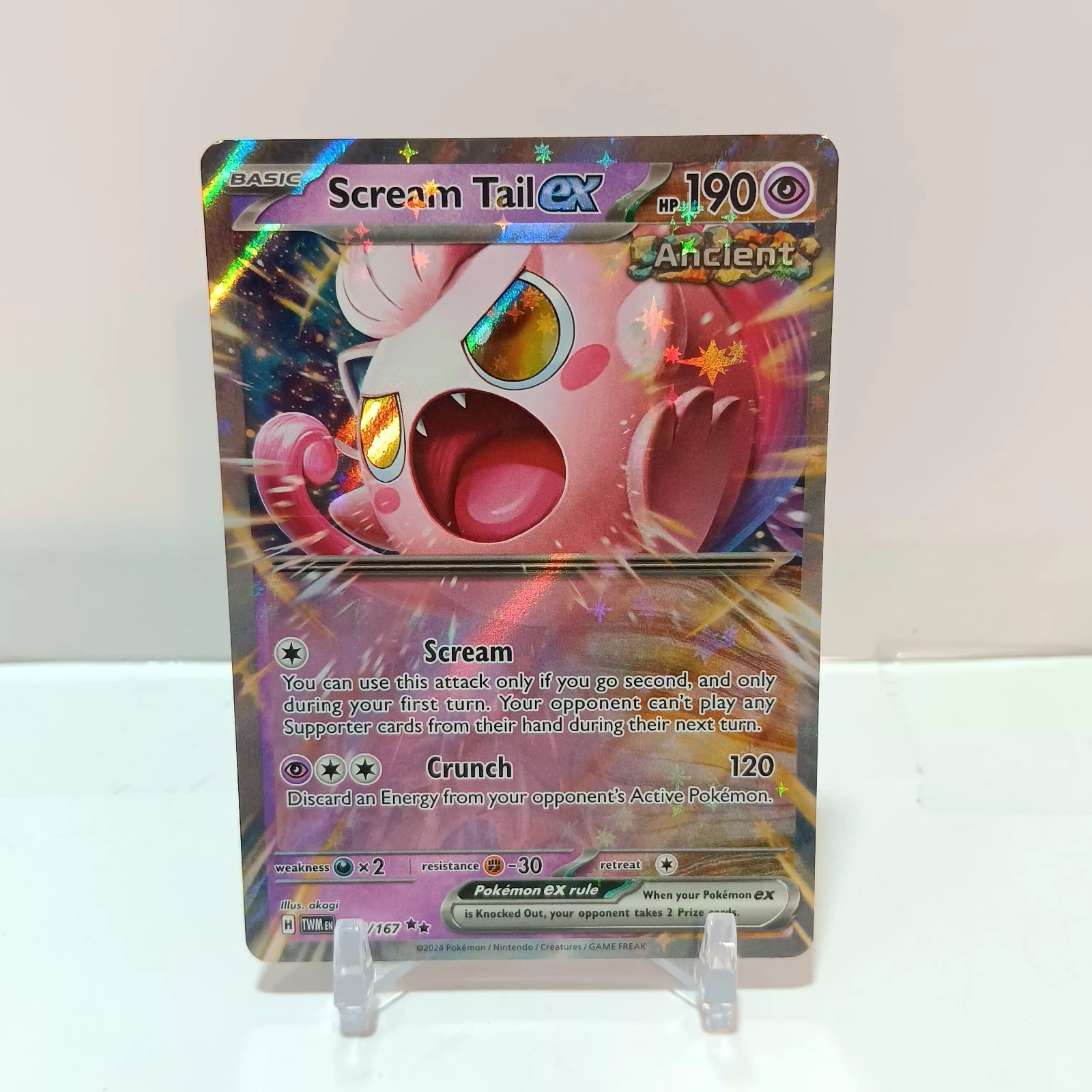 Pokémon Scream Tail Ex 94/167 NM Twilight Masquerade