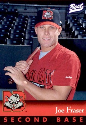1997 New Britain Rock Cats Best #10 Jeff Fraser Long Beach California CA Card