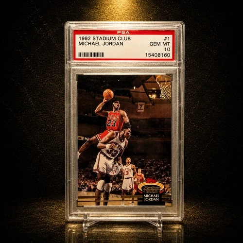 1992 Stadium Club #1 Michael Jordan PSA 10