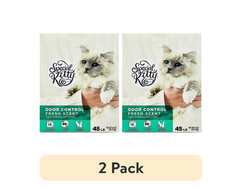 2 pack Special Kitty Clumping Clay Cat Litter, Fresh Scent, 45 lbs Box