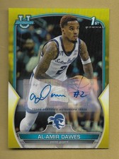 AL-AMIR DAWES 2023 TOPPS BOWMAN U 1ST GOLD SP AUTOGRAPH AUTO CARD # /75 NBA