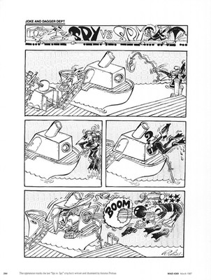 SPY VS. SPY COMIC STRIP Pin-Up 1st Appeared in 03/1987 MAD Magazine #269