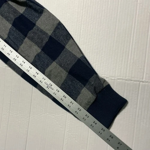 NovaMen Mens Navy Plaid Bomber Jacket M NWT image 4