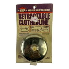 National Home Products 8 Foot Nylon Retractable Clothesline NIP