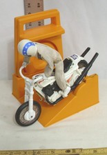 Product Image: IDEAL EVEL KNIEVEL GYRO STUNT CYCLE TOY SET WITH FIGURE 1974 WORKS
