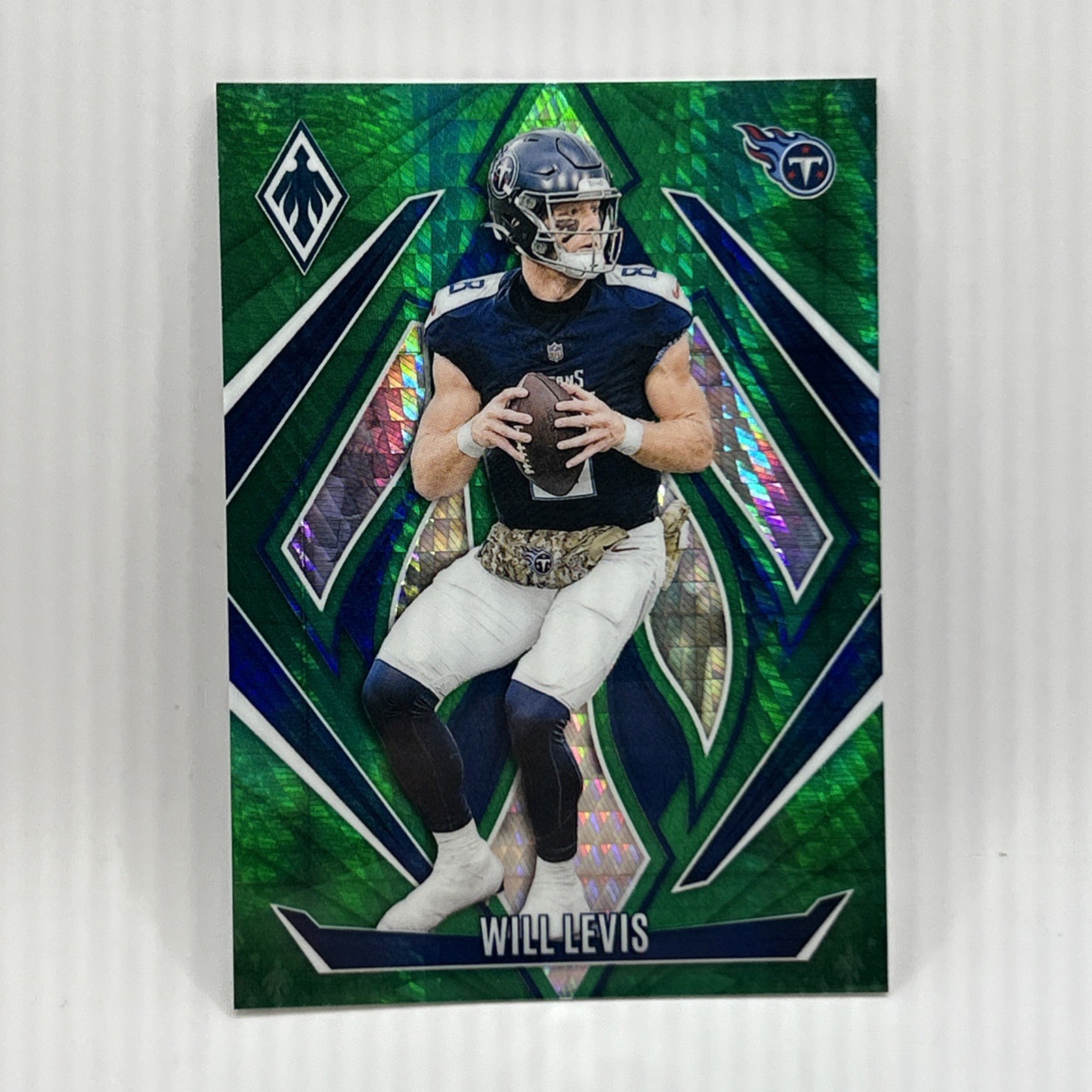 Will Levis Hyper Green Insert #D/30 2024 Panini Phoenix Football Card #146 Mint