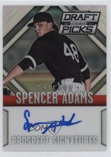 2014 Panini Prizm Perennial Draft Picks Silver Spencer Adams #44 Auto 1b6b